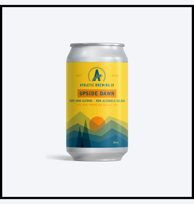 Athletic Brewing Co - Upside Dawn Golden Ale (Non-Alcoholic) - 6 x 355ml