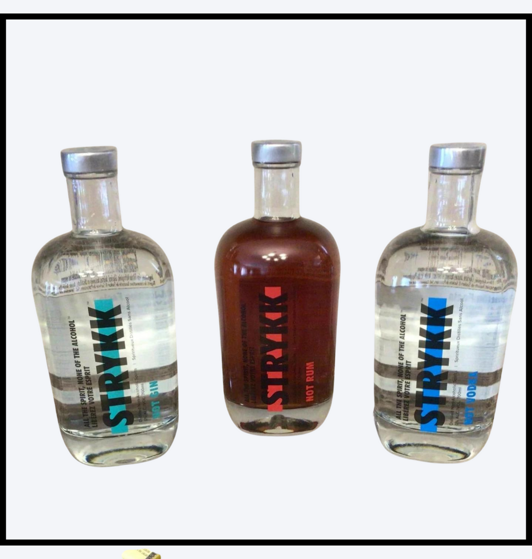 Strykk 3 Pack - Introductory Offer - Not G*n, Not V*dka & Not R*m (Non-alcoholic)