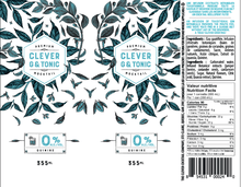Load image into Gallery viewer, Clever - Gin &amp; Tonic (Non-Alcoholic) - 355ml
